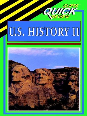 CliffsQuickReview U.S. History II - ebook